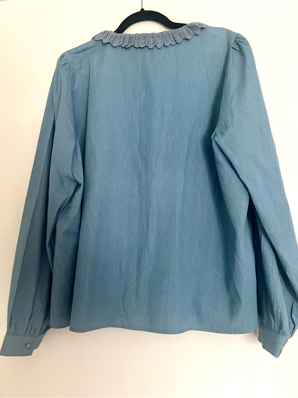 Sezane Rosine Chambray Blouse - Picture 5 of 6